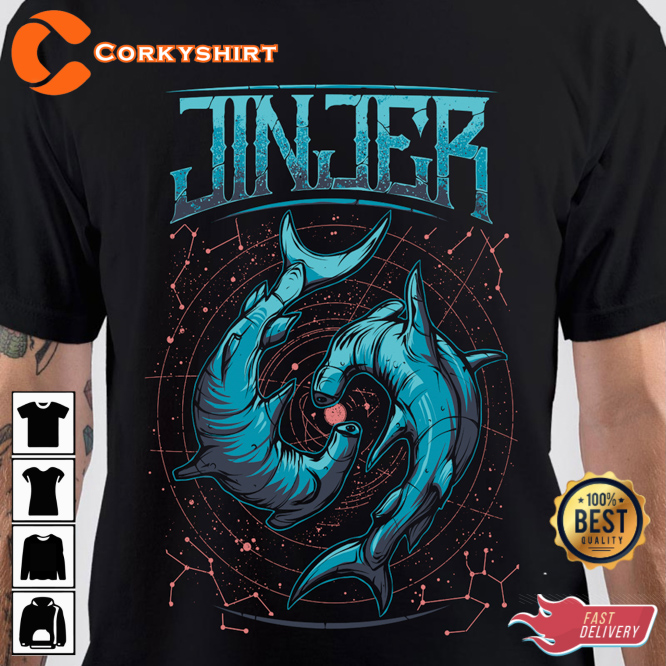 Jinjer Band Metalcore Progressive Art Rock Unisex T-Shirt