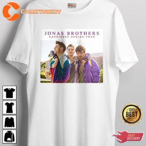 Jonas Brothers Tour Gift Ideas Happiness Begins T-Shirt