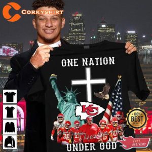 Kansas Chiefs One Nation Under God Unisex T-Shirt