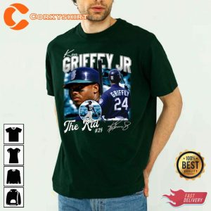 Ken Griffey Jr The Kid 24 Baseball Trending Unisex T-Shirt