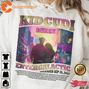 Kid Cudi Entergalactic Rapper Album Cover Unisex T-Shirt