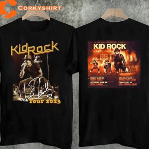 Kid Rock World Tour 2023 Music T-Shirt