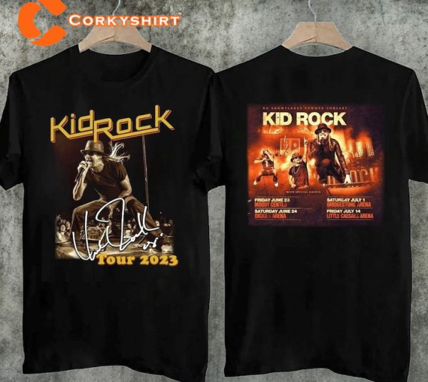 Kid Rock World Tour 2023 Music T-Shirt