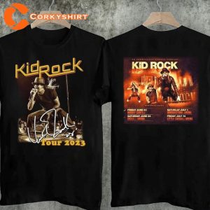 Kid Rock World Tour 2023 Music T-Shirt