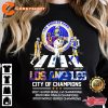 Kobe Bryant x Cooper Kupp x Corey Seager LA City Of Champions Unisex T-Shirt