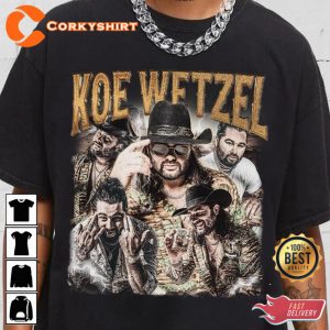 Koe Wetzel Noise Complaint Album World Tour Ticket 2023 T-Shirt