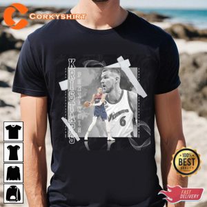 Kristaps Porzingis Basketball Poster Wizards Unisex T-Shirt