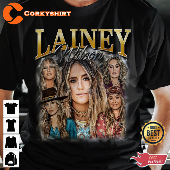Lainey Wilson Vintage 90S Inspired Country Song Music T-Shirt