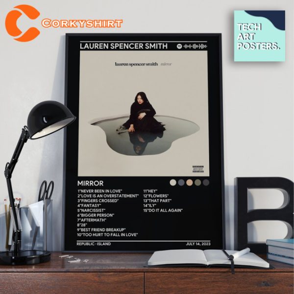 Lauren Spencer Smith Mirror Album Cover Wall Art Poster
