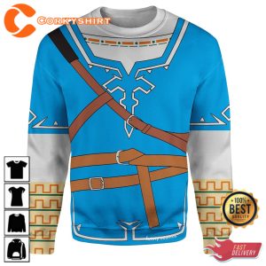 Legend Of The Zelda Tears of the Kingdom 3D Full Over Print Hoodie Hylian Mushroom Shirt