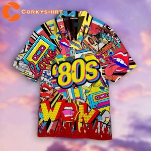 Life Is Better With 80s Music Party Hawaiian Shirt