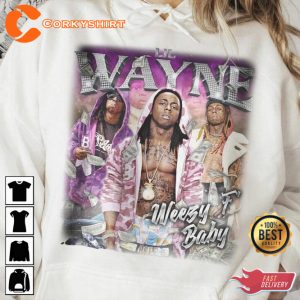 Lil Wayne Weezy Baby Rap Hiphop Unisex  T-Shirt