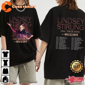 Lindsey Stirling With Walk off the Earth Tour Fan Club Concert T-Shirt