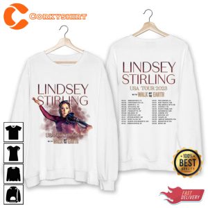 Lindsey Stirling With Walk off the Earth Tour Fan Club Concert T-Shirt