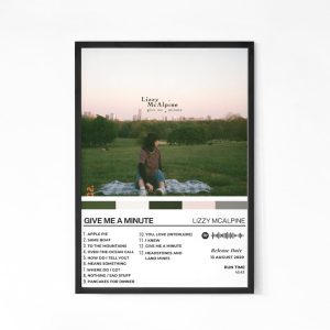 Lizzy McAlpine Album Give me a Minute Poster