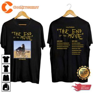 Lizzy McAlpine The End Of The Movie EU Tour 2023 Concert T-Shirt