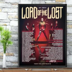 Lord Of The Lost Tour 2023 Home Decor Poster