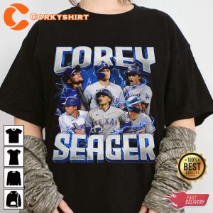 Los Angeles Dodgers C Seager Baseball T-Shirt