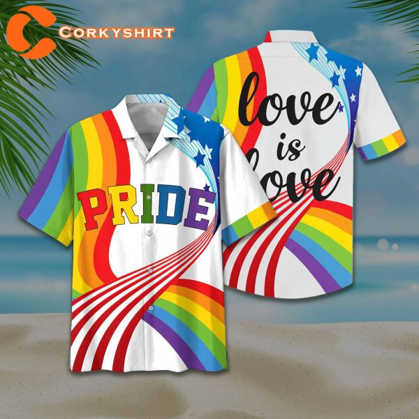 Love Is Love Hawaiian Shirt For Men Women