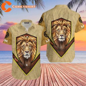 Love Lion Hawaiian Shirt For Men