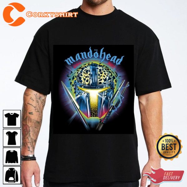 Mandalorian Overblast Motorhead Heavy Metal Turbo T-Shirt