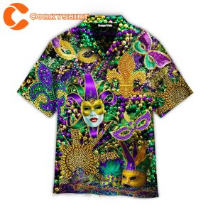 Mardi Gras Fat Tuesday Carnival Color Festival Hawaiian Shirt