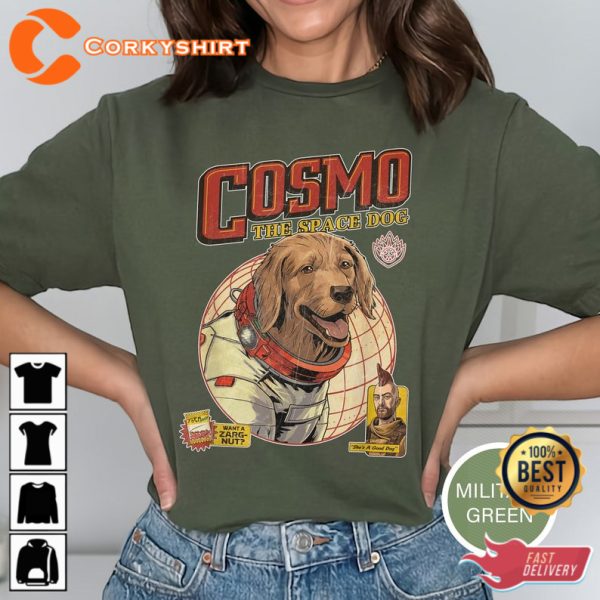 Marvel Movie Cosmo The Space Dog T-Shirt