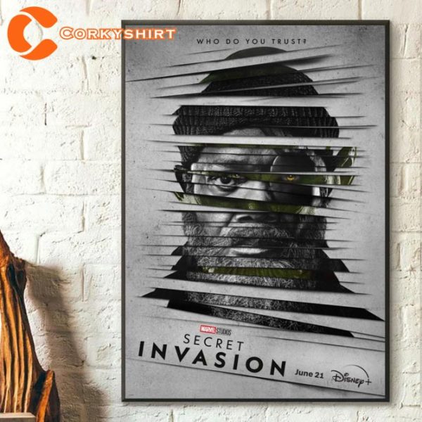 Marvel Secret Invasion 2023 Nick Fury Wall Art Poster