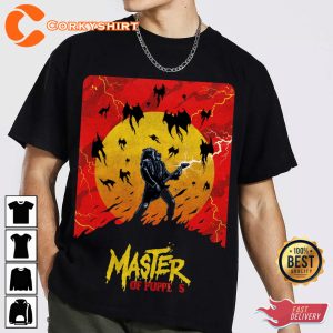 Master of Puppets Rockin Stranger Metal Eddie Munson Fans T-Shirt