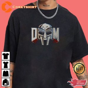 Mf Doom Y2k Madvillain Metal Face Graphic Designed T-Shirt