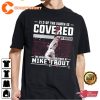 Mike Trout Covered By Water Los Angeles Angels Baseball T-Shirt