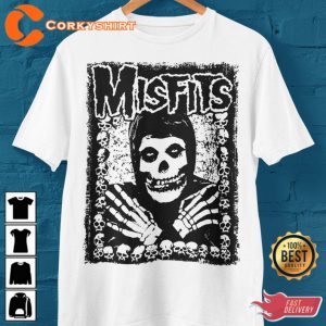 Misfits Punk Rock Band Classic Tshirt Horror Punk Tee