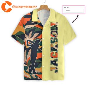Modern Exotic Jungle Gentle Golf Custom Hawaiian Shirt