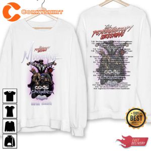 Mudvayne Summer 2023 US Tour With Coal Chamber GWAR Fan Concert T-Shirt