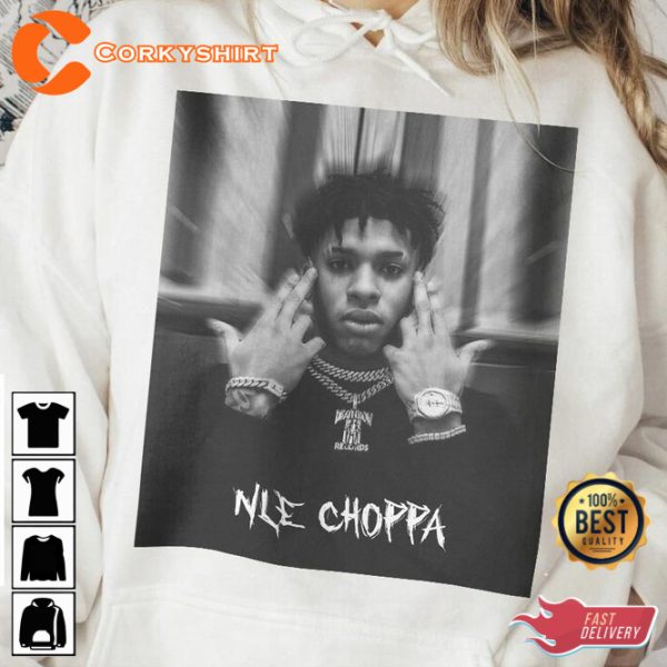 NLE Choppa Y2K 2023 Graphic Unisex Gift Rap T-Shirt