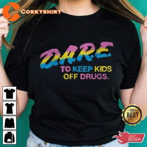 Neon Dare Vintage Say No Tee 1990s Keep Kids off Drugs Unisex T-Shirt