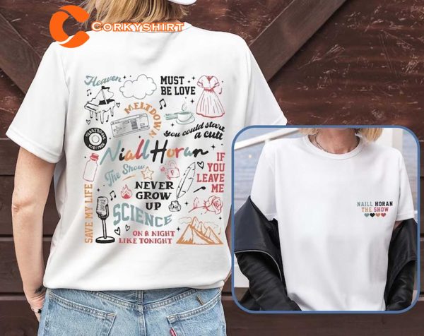 Niall Horan 2 Side Tshirt The Show Album Niall Horan Tour 2023 Track List 2 Sides