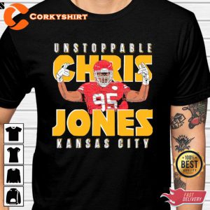 Nice unstoppable Chris Jones Kansas City Chiefs Legend Tribute T-shirt