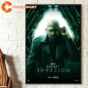 Nick Fury Secret Invasion Movie 2023 Wall Art Poster