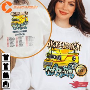 Nickelback Get Rollin Tour 2023 Concert Gift Unisex T-Shirt