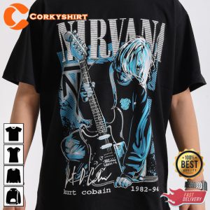 Nirvana Kurt Cobain Baskılı Fans Club Unisex T-shirt