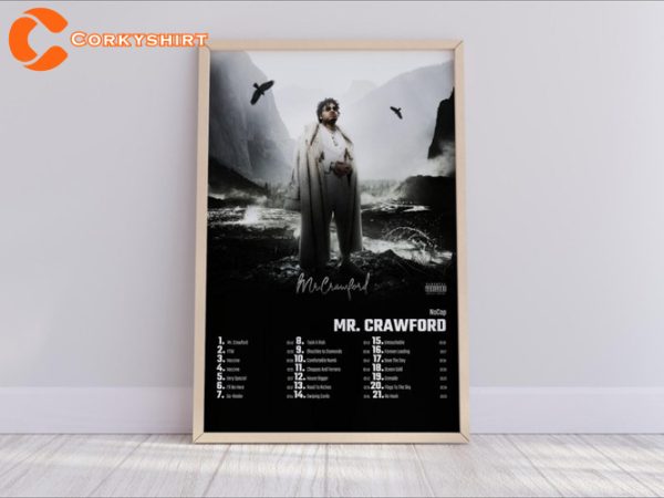 NoCap Mr Crawford Album Cover Poster Wall Art