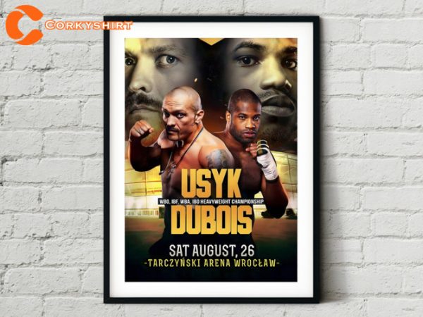 Oleksandr Usyk vs Daniel Dubois Fight Poster 2023