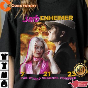 Oppenheimer Shirt Barbenheimer Barbie And Oppenheimer 2023 Movie Tee