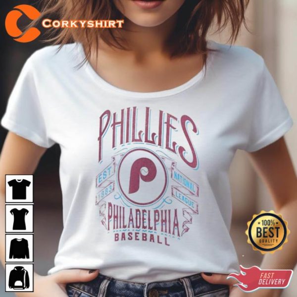 Philadelphia Phillies Darius Rucker Collection Distressed Rock 2023 T-Shirt