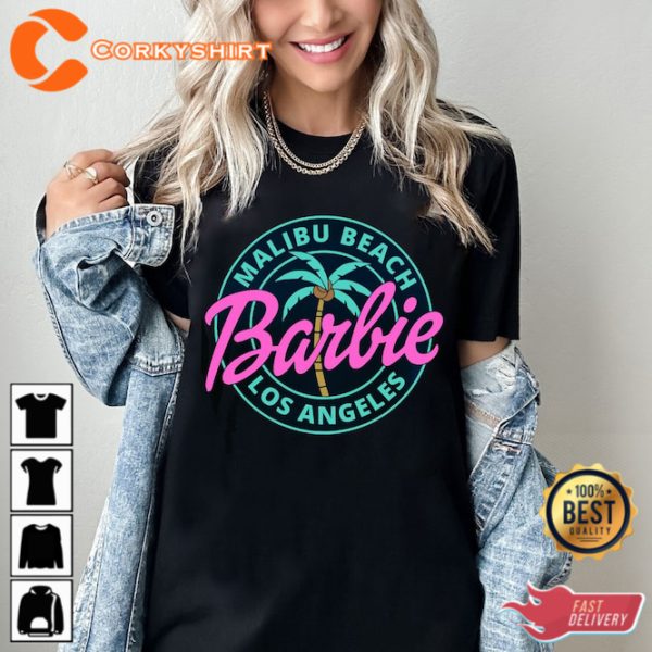 Pink Barbie Los Angeles T-Shirt