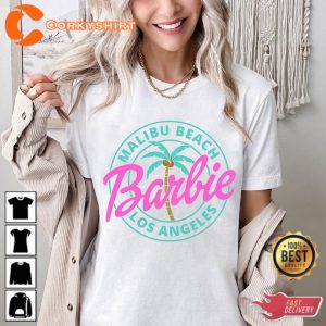 Pink Barbie Los Angeles T-Shirt