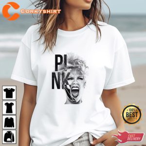 Pink Concert 2023 Front and Back Tour Summer Carnival Music Legend T-Shirt