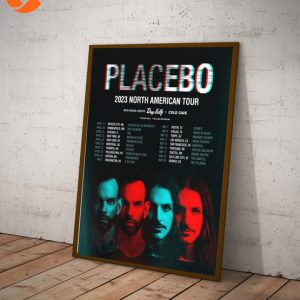 Placebo 2023 North American World Tour USA Poster