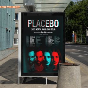 Placebo 2023 North American World Tour USA Poster